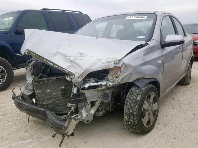 KL1TD56648B135516 - 2008 CHEVROLET AVEO BASE Gümüş foto 9