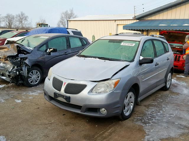 5Y2SL658X6Z420953 - 2006 PONTIAC VIBE SILVER photo 2