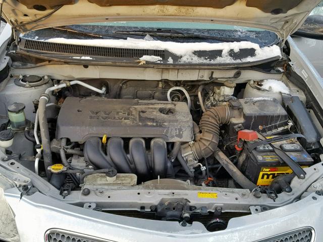 5Y2SL658X6Z420953 - 2006 PONTIAC VIBE SILVER photo 7