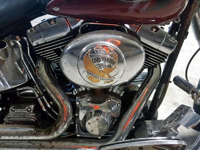 1HD1BXB162Y018471 - 2002 HARLEY-DAVIDSON FLSTFI BLACK photo 7