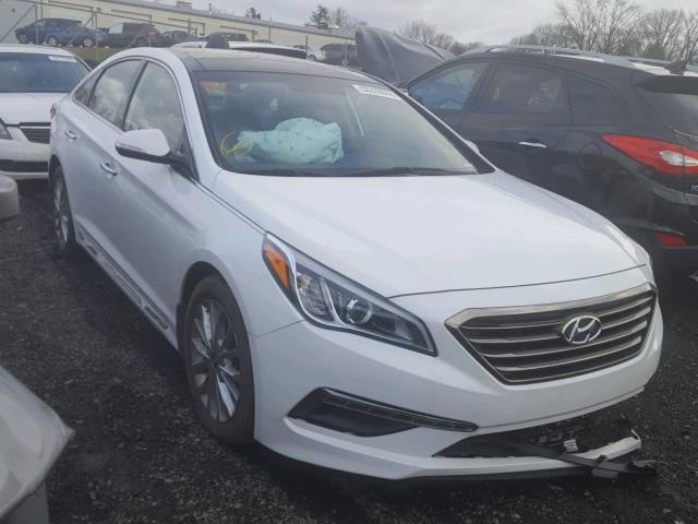 5NPE34AF4FH021307 - 2015 HYUNDAI SONATA SPO WHITE photo 1