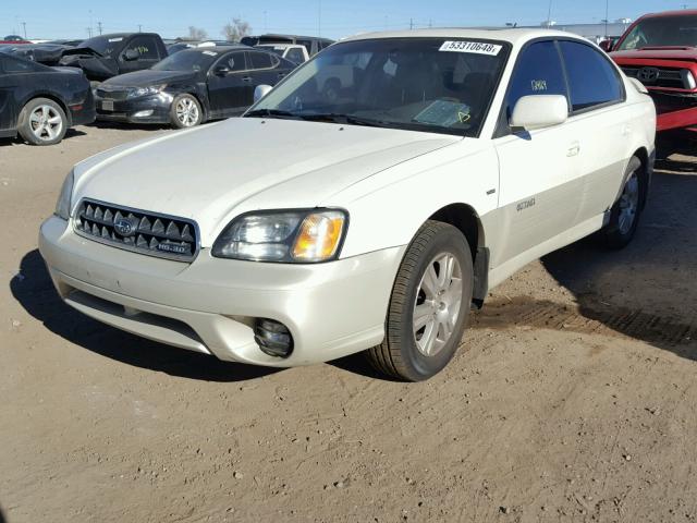 4S3BE896747201939 - 2004 SUBARU LEGACY OUT WHITE photo 2