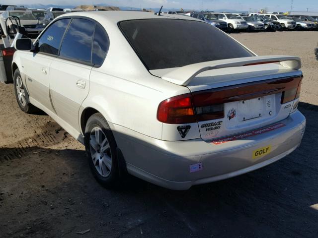 4S3BE896747201939 - 2004 SUBARU LEGACY OUT WHITE photo 3