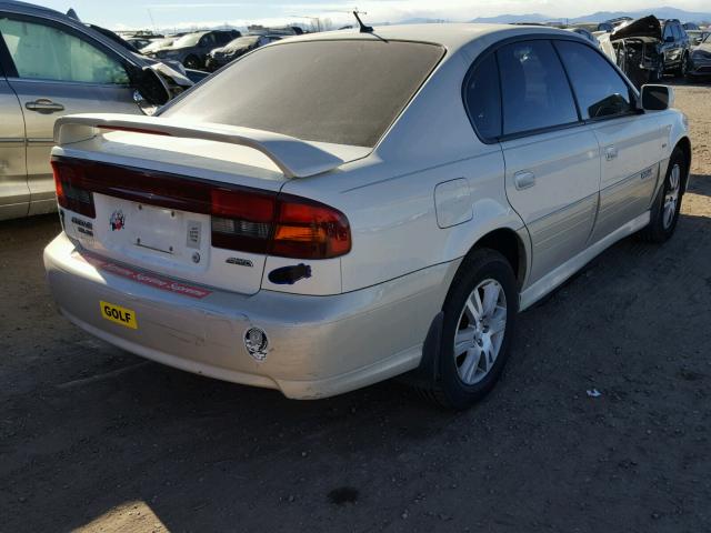 4S3BE896747201939 - 2004 SUBARU LEGACY OUT WHITE photo 4