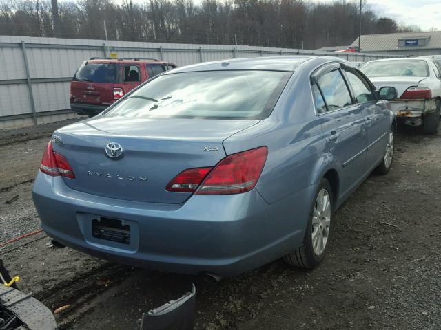 4T1BK3DB5AU356630 - 2010 TOYOTA AVALON XL BLUE photo 4