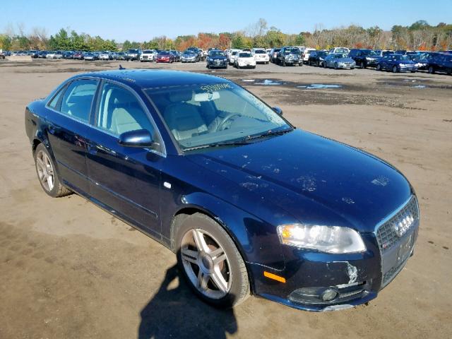 WAUDF78E18A046464 - 2008 AUDI A4 2.0T QU BLACK photo 1