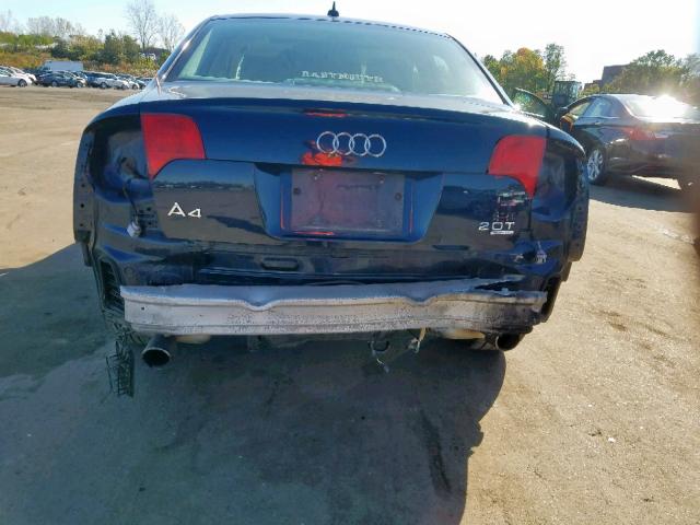 WAUDF78E18A046464 - 2008 AUDI A4 2.0T QU BLACK photo 9