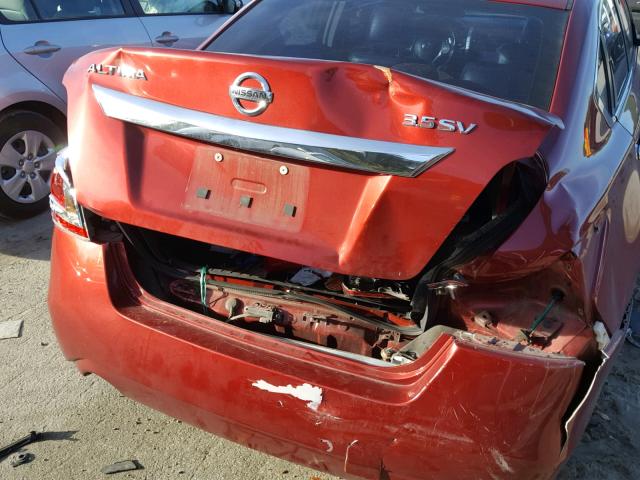 1N4BL3AP4DC210222 - 2013 NISSAN ALTIMA 3.5 RED photo 9