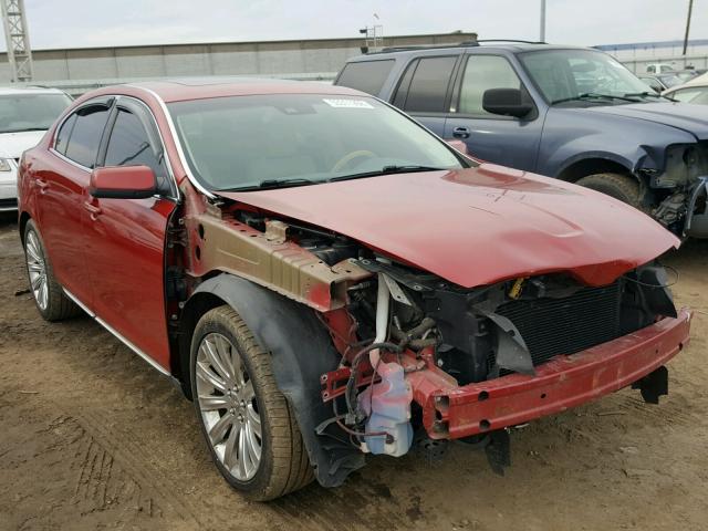 1LNHM93R69G633737 - 2009 LINCOLN MKS MAROON photo 1