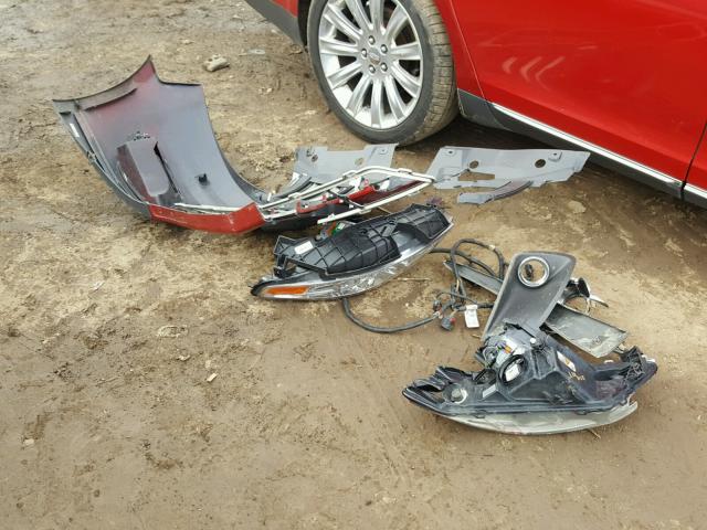 1LNHM93R69G633737 - 2009 LINCOLN MKS MAROON photo 9