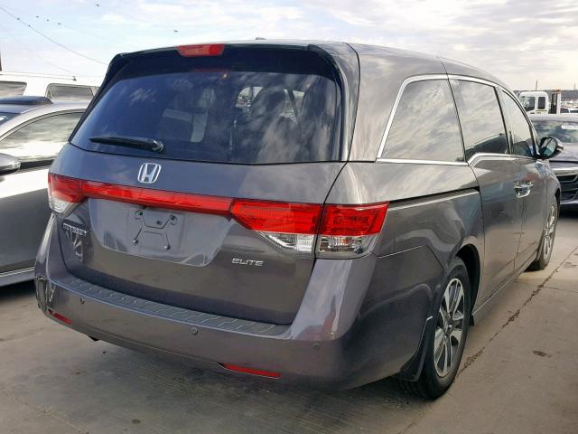 5FNRL5H97FB113470 - 2015 HONDA ODYSSEY TO GRAY photo 4