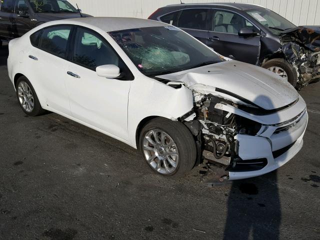 1C3CDFFA8GD820970 - 2016 DODGE DART SXT S WHITE photo 1