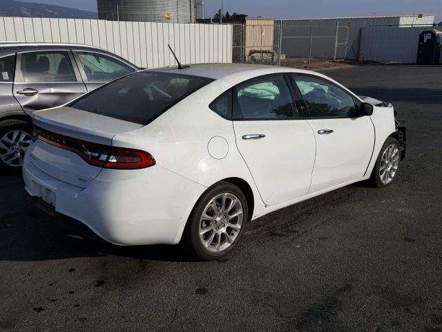 1C3CDFFA8GD820970 - 2016 DODGE DART SXT S WHITE photo 4