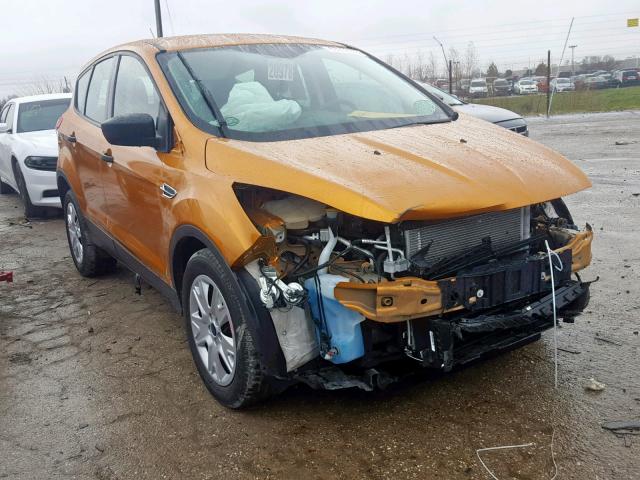 1FMCU0F7XGUA07378 - 2016 FORD ESCAPE S ORANGE photo 1