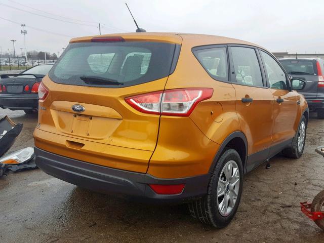 1FMCU0F7XGUA07378 - 2016 FORD ESCAPE S ORANGE photo 4