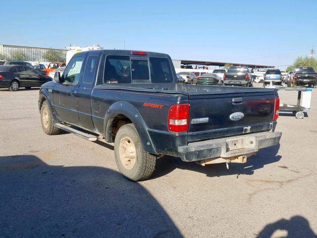 1FTYR14E69PA21735 - 2009 FORD RANGER SUP BLACK photo 3