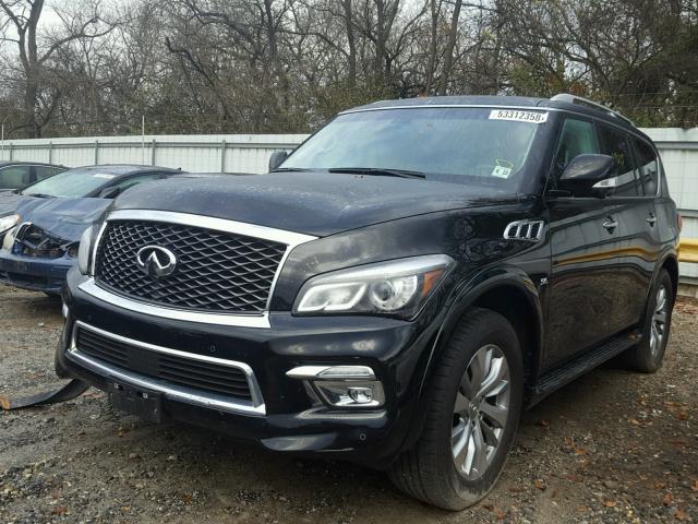 JN8AZ2NEXH9151708 - 2017 INFINITI QX80 BASE BLACK photo 2