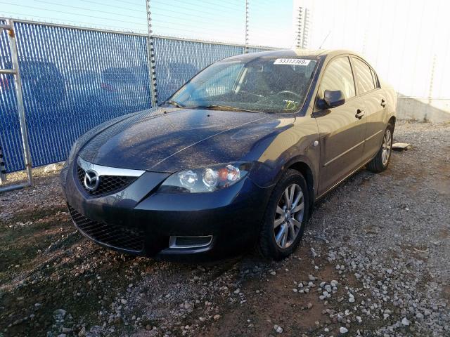 JM1BK32F871736758 - 2007 MAZDA 3 I GRAY photo 2