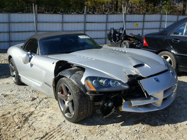 1B3JR65Z13V501587 - 2003 DODGE VIPER SRT- SILVER photo 1