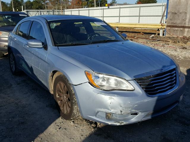 1C3CCBBB1DN635790 - 2013 CHRYSLER 200 TOURIN BLUE photo 1