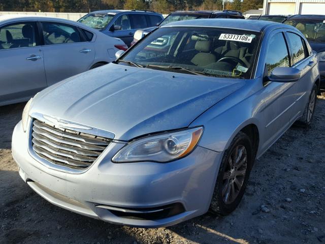 1C3CCBBB1DN635790 - 2013 CHRYSLER 200 TOURIN BLUE photo 2