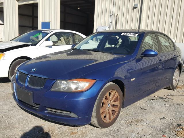 WBAVC93537KX58113 - 2007 BMW 328 XI BLUE photo 2