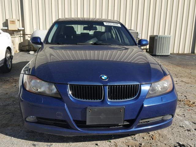 WBAVC93537KX58113 - 2007 BMW 328 XI BLUE photo 9