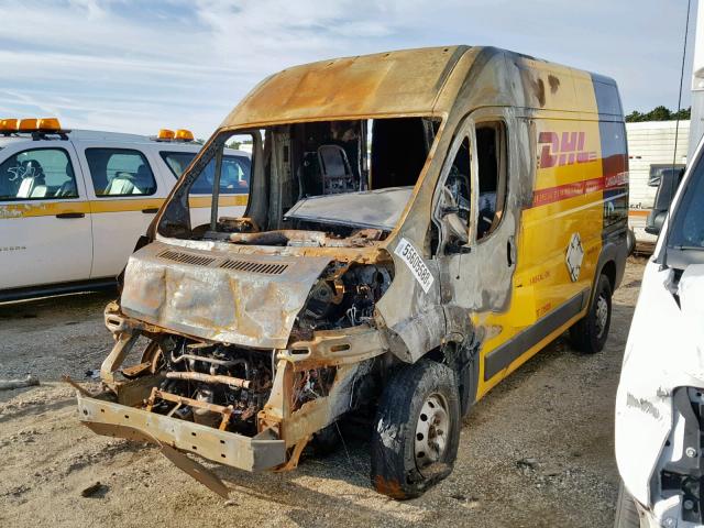 3C6TRVBG7EE105554 - 2014 RAM PROMASTER 黄色 照片 2