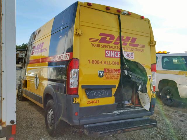 3C6TRVBG7EE105554 - 2014 RAM PROMASTER 黄色 照片 3