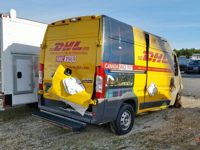 3C6TRVBG7EE105554 - 2014 RAM PROMASTER 黄色 照片 4