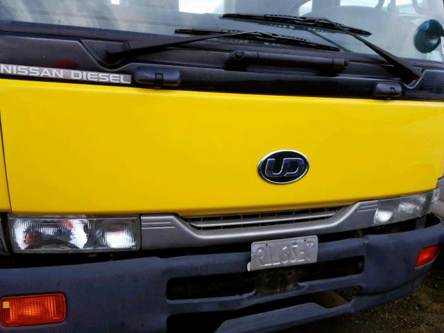 JNAMB33H04AE75376 - 2004 NISSAN DIESEL UD2000 YELLOW photo 7