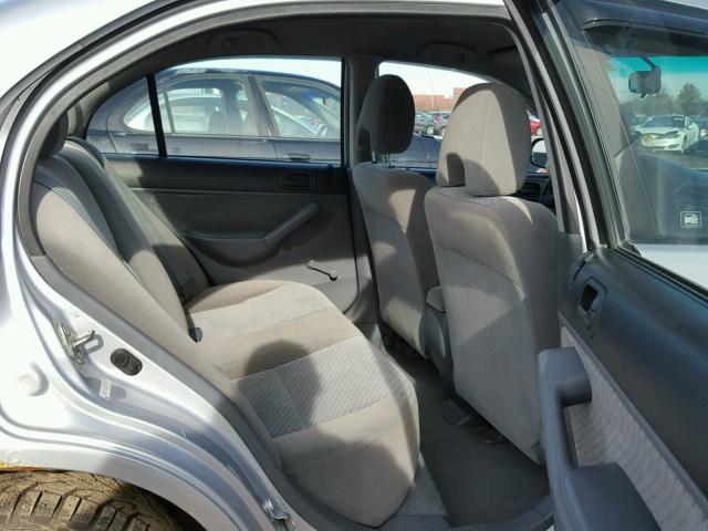 2HGES16335H598127 - 2005 HONDA CIVIC DX V SILVER photo 6