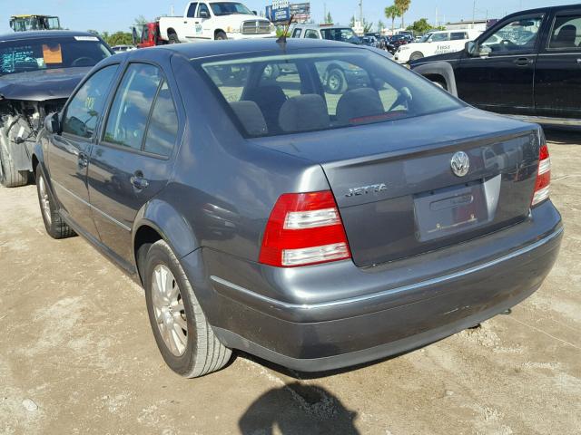 3VWSK69M14M072398 - 2004 VOLKSWAGEN JETTA GLS GRAY photo 3