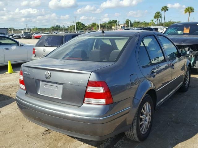 3VWSK69M14M072398 - 2004 VOLKSWAGEN JETTA GLS GRAY photo 4