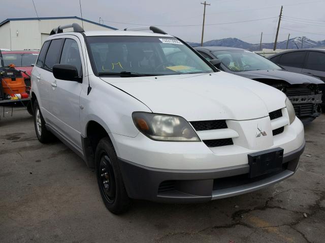 JA4LZ31G93U045882 - 2003 MITSUBISHI OUTLANDER WHITE photo 1