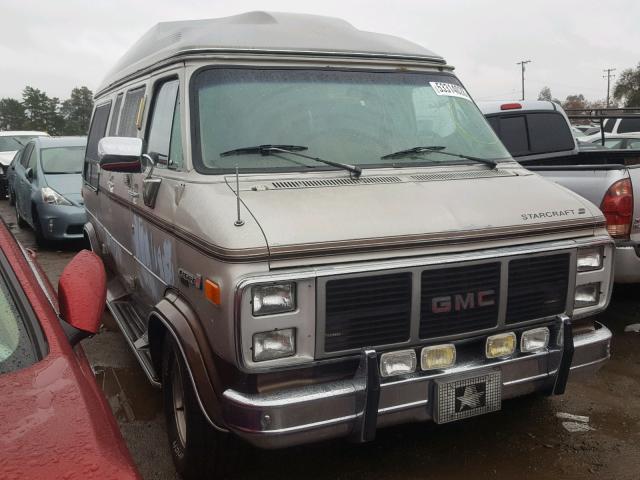 1GDEG25K9K7518086 - 1989 GMC RALLY WAGO TAN photo 1