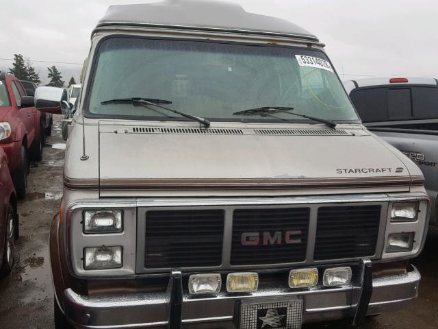 1GDEG25K9K7518086 - 1989 GMC RALLY WAGO TAN photo 9