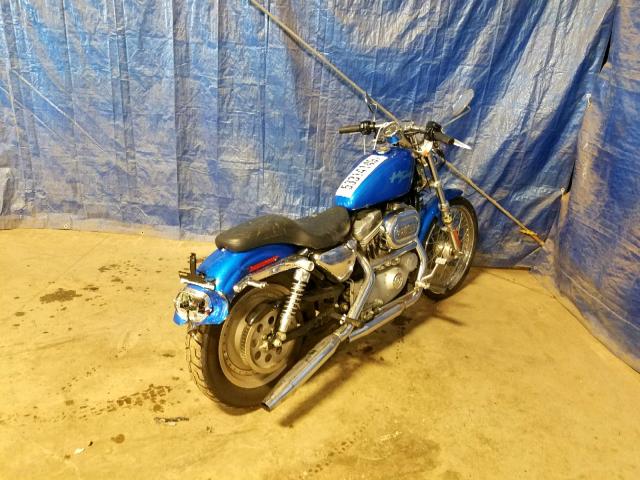 1HD4CJM192K124842 - 2002 HARLEY-DAVIDSON XL883 C BLUE photo 4