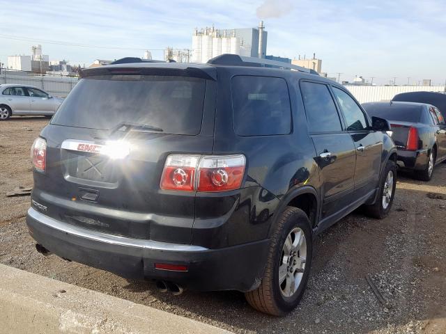 1GKKRNED3BJ255962 - 2011 GMC ACADIA SLE BLACK photo 4