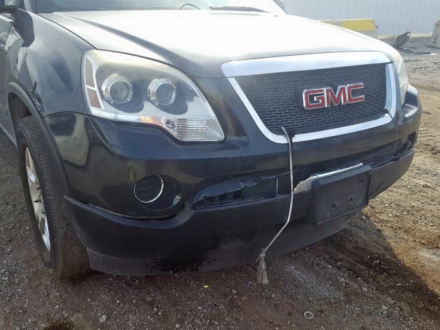 1GKKRNED3BJ255962 - 2011 GMC ACADIA SLE BLACK photo 9