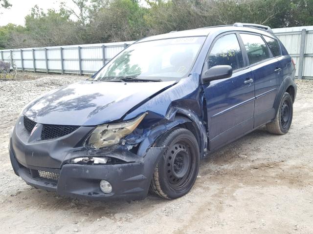 5Y2SL62823Z434278 - 2003 PONTIAC VIBE BLUE photo 2