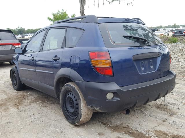 5Y2SL62823Z434278 - 2003 PONTIAC VIBE BLUE photo 3