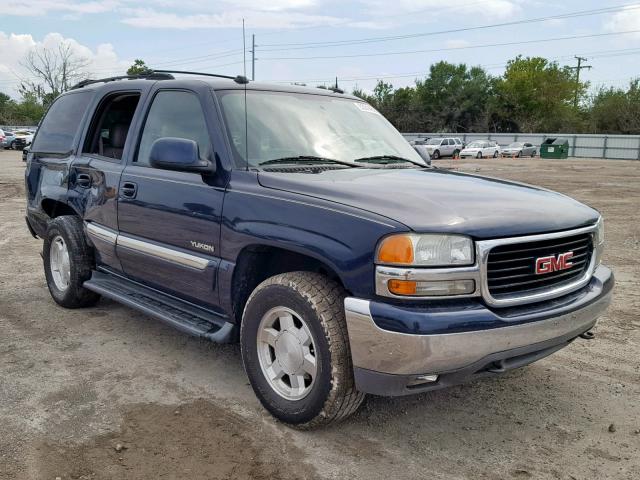 1GKEC13Z44R134755 - 2004 GMC YUKON BLUE photo 1