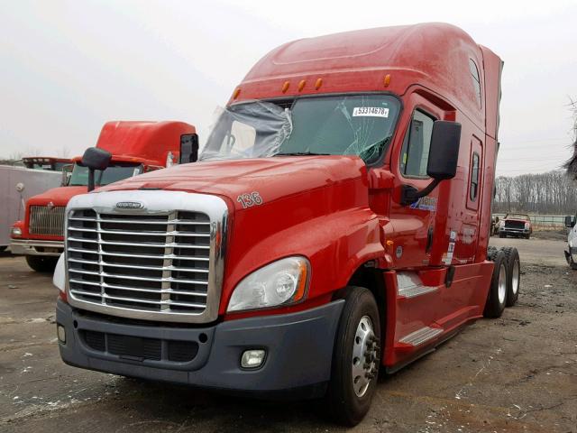 3AKJGLDR2GSGP4976 - 2016 FREIGHTLINER CASCADIA 1 RED photo 2