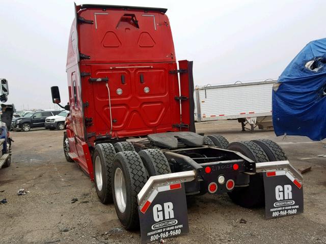 3AKJGLDR2GSGP4976 - 2016 FREIGHTLINER CASCADIA 1 RED photo 3