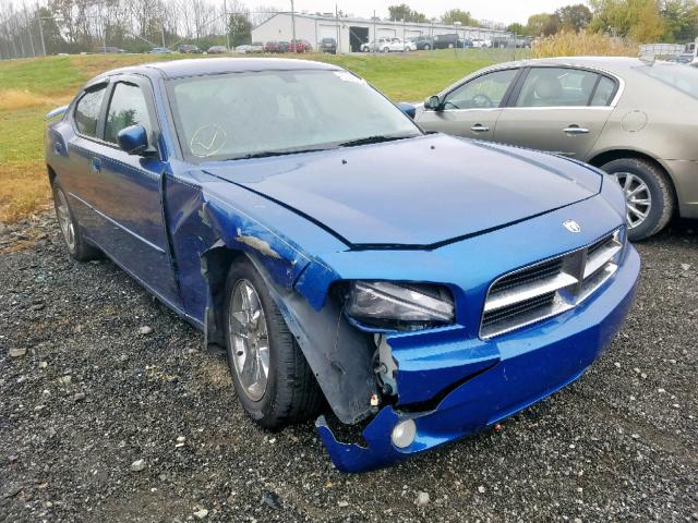 2B3CA3CV2AH108864 - 2010 DODGE CHARGER SX BLUE photo 1