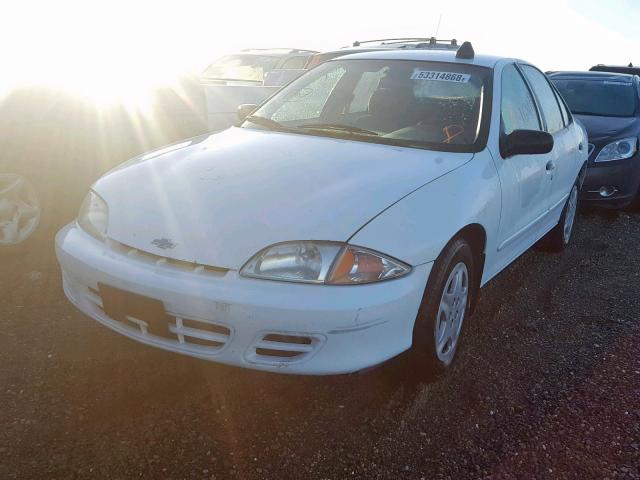 1G1JF524517108891 - 2001 CHEVROLET CAVALIER L WHITE photo 2