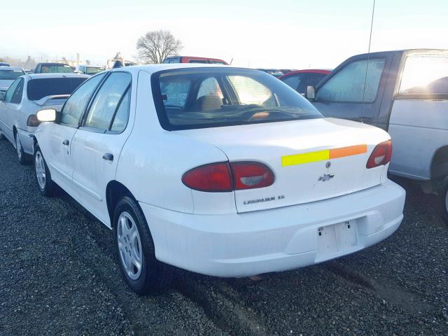 1G1JF524517108891 - 2001 CHEVROLET CAVALIER L WHITE photo 3