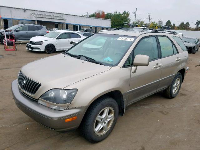 JT6HF10U1Y0101822 - 2000 LEXUS RX 300 TAN photo 2