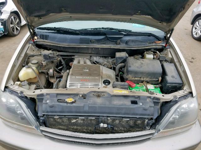 JT6HF10U1Y0101822 - 2000 LEXUS RX 300 TAN photo 7